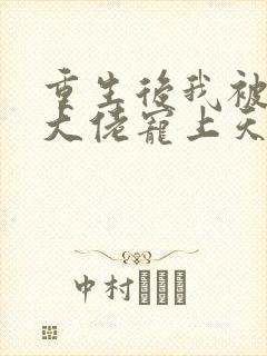 重生后我被四个大佬宠上天