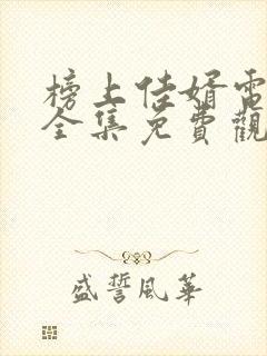 榜上佳婿电视剧全集免费观看高清2025在线