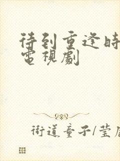 待到重逢时泰剧电视剧