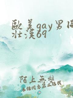 欧美gay男同壮汉69