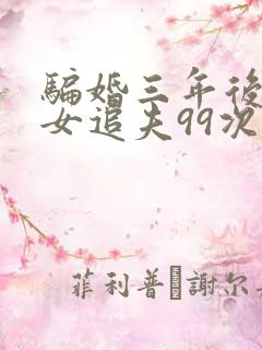 骗婚三年后,渣女追夫99次小说全文免费阅读