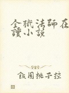 全职法师在线阅读小说