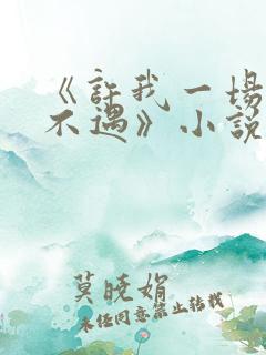 《许我一场经年不遇》小说免费阅读