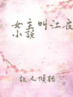 女主叫江夜棠的小说