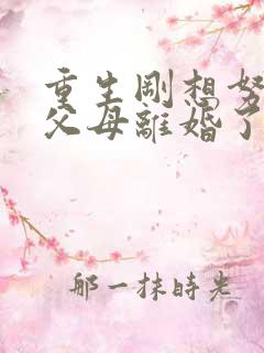 重生刚想努力,父母离婚了99集