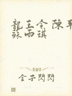 龙王令 陈平 苏雨琪