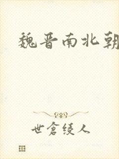 魏晋南北朝小说