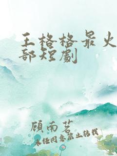 王格格最火的十部短剧