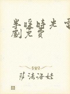 半暖时光 电视剧免费