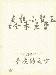 贞观小贤王txt全本免费