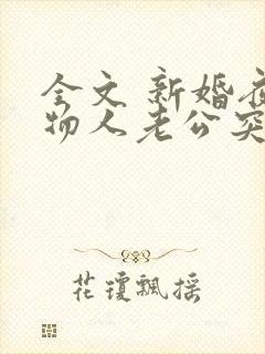 全文 新婚夜植物人老公突然睁开眼