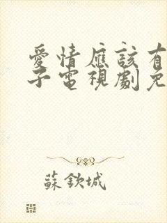 爱情应该有的样子电视剧免费观看