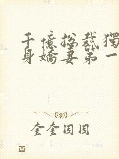 千亿总裁独宠替身娇妻第一集