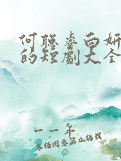 何聪睿白妍演过的短剧大全