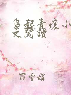 枭起青壤小说全文阅读