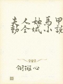 夫人她马甲又轰动全城小说txt