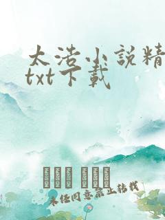 太浩小说精校版txt下载