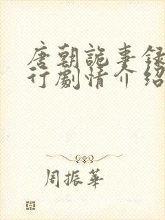 唐朝诡事录之西行剧情介绍