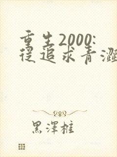 重生2000:从追求青涩校花同桌开始第二部