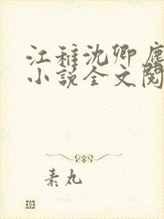 江稚沈卿尘免费小说全文阅读