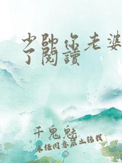 少帅你老婆又跑了阅读