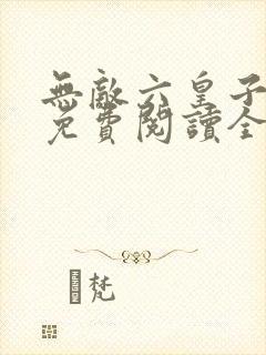 无敌六皇子小说免费阅读全文无删减