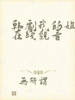 韩剧我的姐姐4在线观看