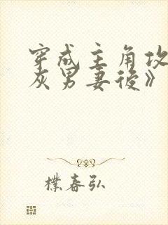 穿成主角攻的炮灰男妻后》