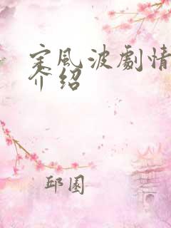 定风波剧情分集介绍