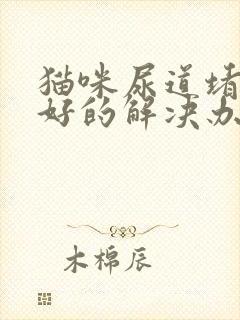 猫咪尿道堵塞最好的解决办法