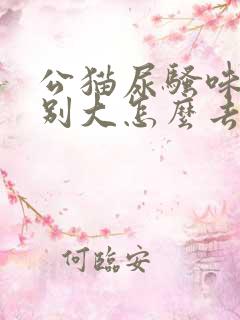 公猫尿骚味道特别大怎么去除