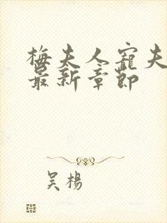 梅夫人宠夫日常最新章节