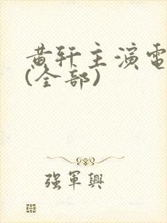 黄轩主演电视剧(全部)