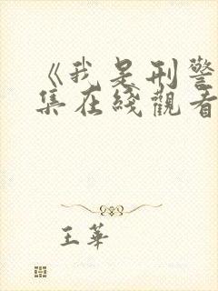 《我是刑警》全集在线观看电视剧