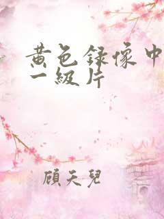 黄色录像中国的一级片