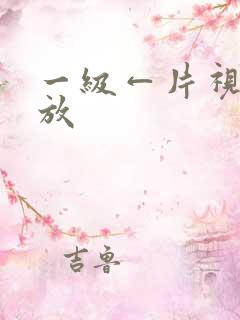 一级←片视频播放