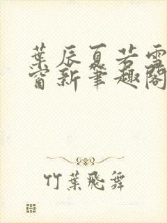 叶辰夏若雪无弹窗新笔趣阁