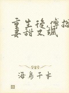 重生后,傅总娇妻甜又飒