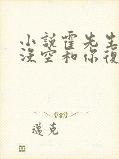 小说霍先生夫人没空和你复婚