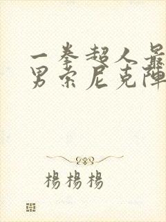 一拳超人最强之男索尼克阵容