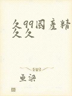 久99国产精品久久
