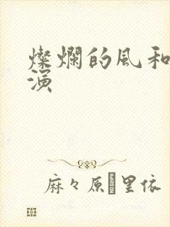 灿烂的风和海导演