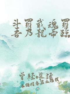 斗罗武魂罗三炮吾乃龙帝临世