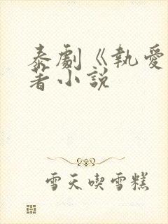 泰剧《执爱》原著小说