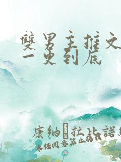 双男主推文骨科一更到底