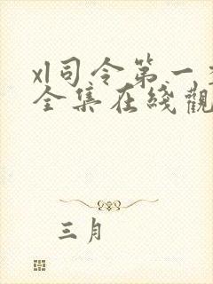 xl司令第一季全集在线观看完整版真人