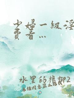 少妇一级淫片免费看…