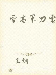 雪亮军刀电视剧