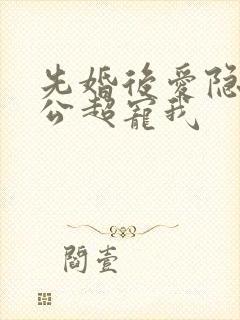 先婚后爱隐婚老公超宠我