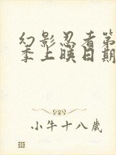 幻影忍者第19季上映日期